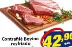 Vencedor Atacadista Contrafile Bovino resfriado peca a vacuo 1kg oferta