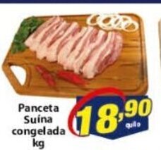 Vencedor Atacadista Panceta Suina Congelada 1kg oferta