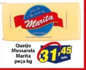 Vencedor Atacadista Queijo Mussarela Marita peca 1kg oferta