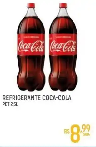 Refrigerante Coca Cola pet 2.5L