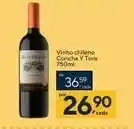 Coop Vinho Chileno Concha Y Toro 750ml oferta