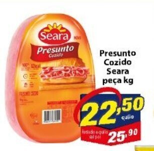 Vencedor Atacadista Presunto Cozido Seara peca 1kg oferta
