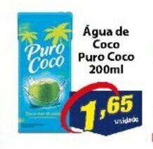 Vencedor Atacadista Agua de Coco Puro Coco 200ml oferta