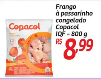 Comper Frango a passarinho congelado Copacol IQF 800g oferta