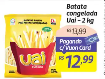Comper Batata Congelada Uai 2kg oferta