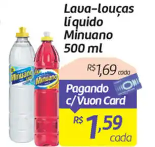 Lava Loucas Liquido Minuano 500ml