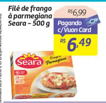 Comper File de Frango a Parmegiana Seara 500g oferta