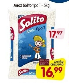 Cercadão Arroz Solito tipo 1 5kg oferta