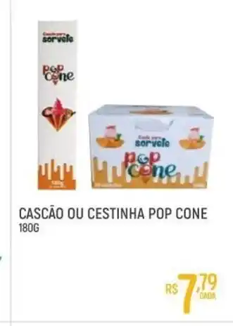 Supermercado Guará Cascao ou Cestinha Pop Cone 180g oferta
