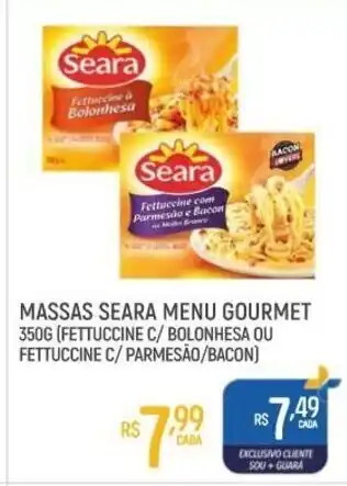 Supermercado Guará Massas Seara Menu Gourmet 350g oferta