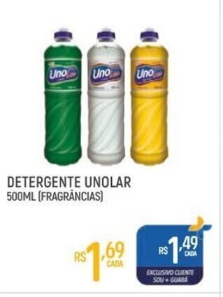 Detergente Unolar 500ml