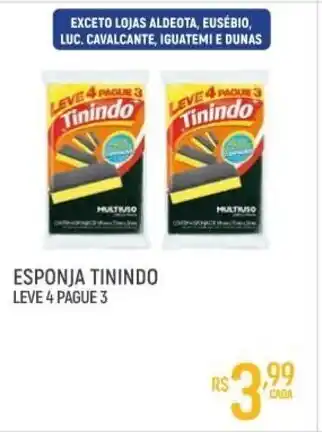 Esponja Tinindo Leve 4 Pague 3