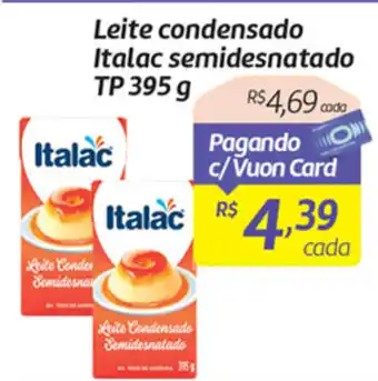 Comper Leite Condensada Italac Semidesnatado TP 395g oferta