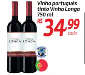 Comper Vinho Portugues tinto Vinha Longa 750ml oferta