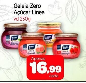 Nordestão Geleia Zero Acucar Linea 230g oferta