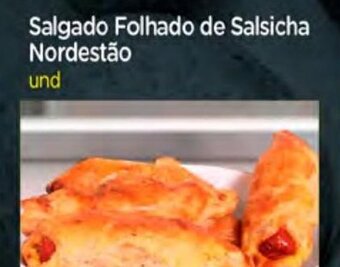 Nordestão Salgado Folhado de Salsicha Nordestao oferta