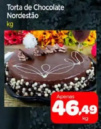 Nordestão Torta de Chocolate Nordestao 1kg oferta