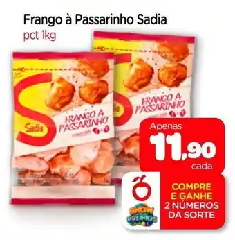 Nordestão Frango a Passarinho Sadia 1kg oferta