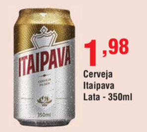 Rossi Supermercado Cerveja Itaipava 350ml oferta