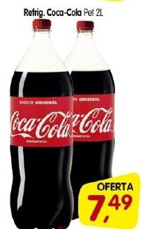 Cercadão Refrig. Coca Cola pet 2L oferta