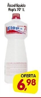 Cercadão Alcool Liquido Flops 70 1L oferta
