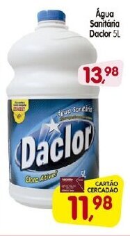 Cercadão Agua sanitaria Daclor 5L oferta