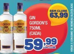 Gin gordon´s 750ml