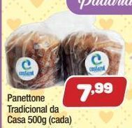 Costazul Supermercados Panettone tradicional da casa 500g oferta
