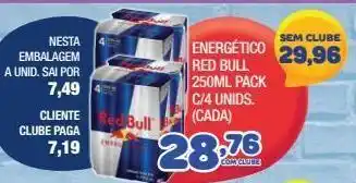 Costazul Supermercados Energético red bull 250ml oferta