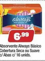 Absorvente always 16un