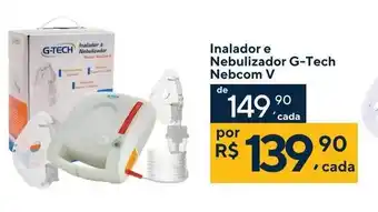 Inalador e Nebulizador G-Tech Nebcom V