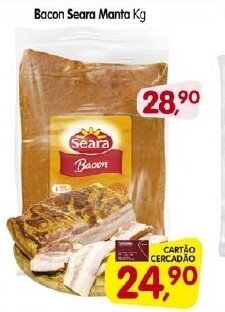 Bacon Seara Manta 1kg