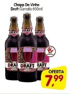 Cercadão Chopp de Vinho Draft 600ml oferta