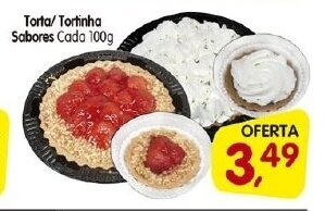 Cercadão Torta/ Tortinha Sabores 100g oferta