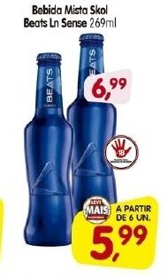 Cercadão Bebida Mista Skol Beats Ln Sense 269ml oferta