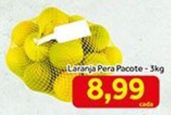 Shibata Supermercados Laranja Pera pacote 3kg oferta
