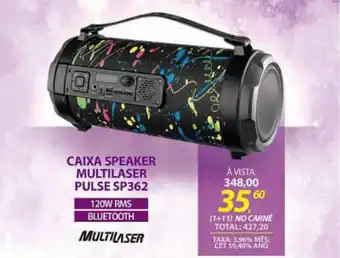 Caixa Speaker Multilaser Pulse SP362