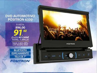 Lojas Cem DVD Automotivo Positron 6330 oferta