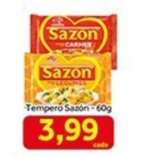 Shibata Supermercados Tempero Sazon 60g oferta