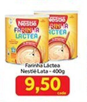 Shibata Supermercados Farinha lactea Nestle Lata 400g oferta