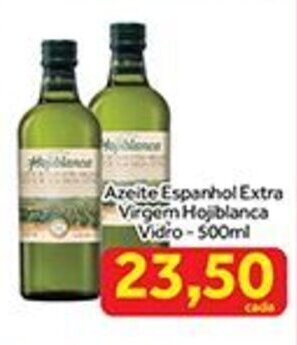 Shibata Supermercados Azeite Espanhol Extra Virgem Hojiblanca vidro 500ml oferta