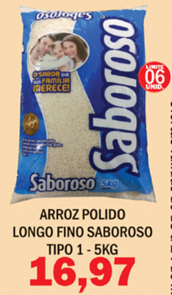 Arroz Polido Longo Fino Bonachao Tipo 1 - 5kg