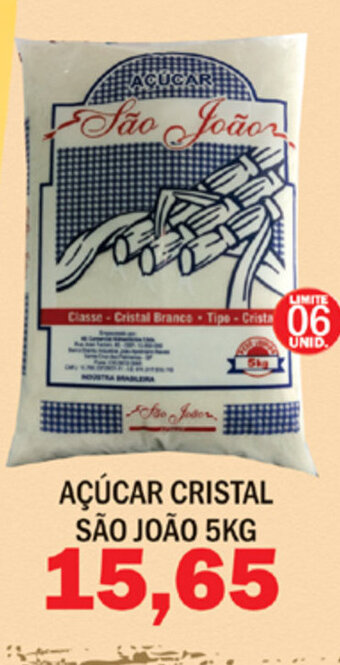 Supermercados Mendonça Acucar cristal Sao Joao 5kg oferta