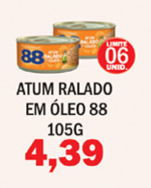 Supermercados Mendonça Atum Ralado em Oleo 88 105g oferta