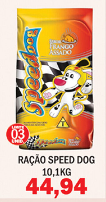 Supermercados Mendonça Racao Speed Dog 10.1kg oferta
