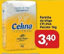 Supermercados Nori Farinha de Trigo Celina pacote 1kg oferta