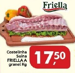 Supermercados Nori Costelinha suina Friella a granel 1kg oferta