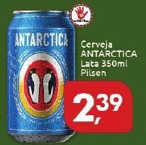 Cerveja Antarctica Lata 350ml Pilsen