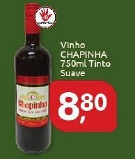 Supermercados Nori Vinho Chapinha 750ml tinto suave oferta