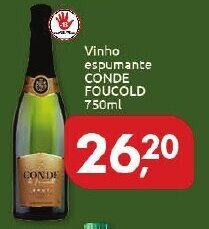 Supermercados Nori Vinho Espumante Conde de Foucauld 750ml oferta